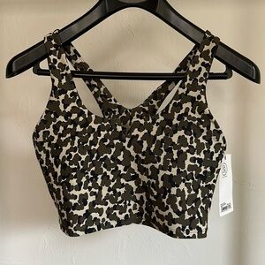 Sage Collective Cheetah Print Sports Bra and Leggings